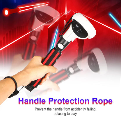 For Oculus Quest 2 Accessories VR Games Handles Extension Grips,2 in 1 Upgraded Multipurpose VR Game Beat Saber Handles for Playing Beat Saber Game