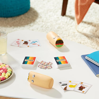 Exploding Kittens Throw Throw Burrito 2-6 Players - Ages 7+ - 15 Minutes to Play - Dodgeball Card Game - Party Game, Family Game Night