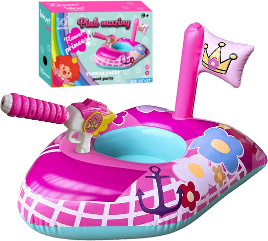 10Leccion Kids Pool Toys, Toddlers Pool Floats with Water Gun, Kids Floats for Swimming Pool, Swim Floaties for Children Ages 3-8