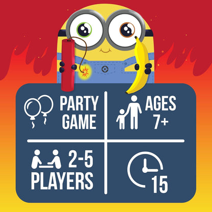 Exploding Kittens LLC Exploding Minions by Exploding Kittens - for Adults Teens and early-stage - Fun Family Games - A Russian Roulette Card Game