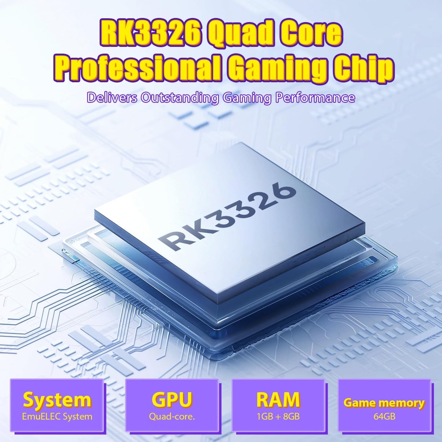 R36T Retro handheld model, 3.5'' IPS Screen CRT-Inspired, handheld model with 18000+ Classic Games Supports WiFi Networked Fighting and OTG, 3500mAh Battery, with Portable Case(Grey 64GB)