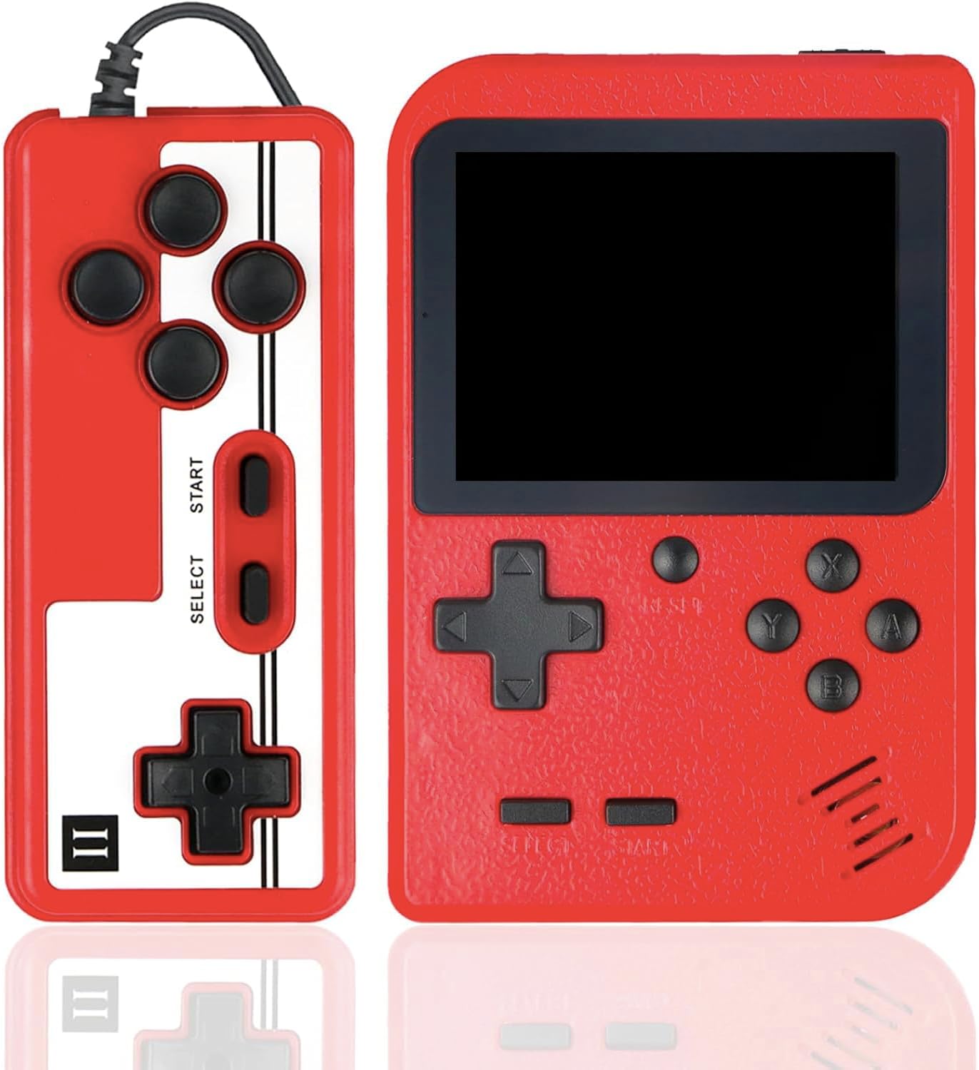 Retro handheld model with 500 Classic FC Games - 2.8 Inch Screen, Blue