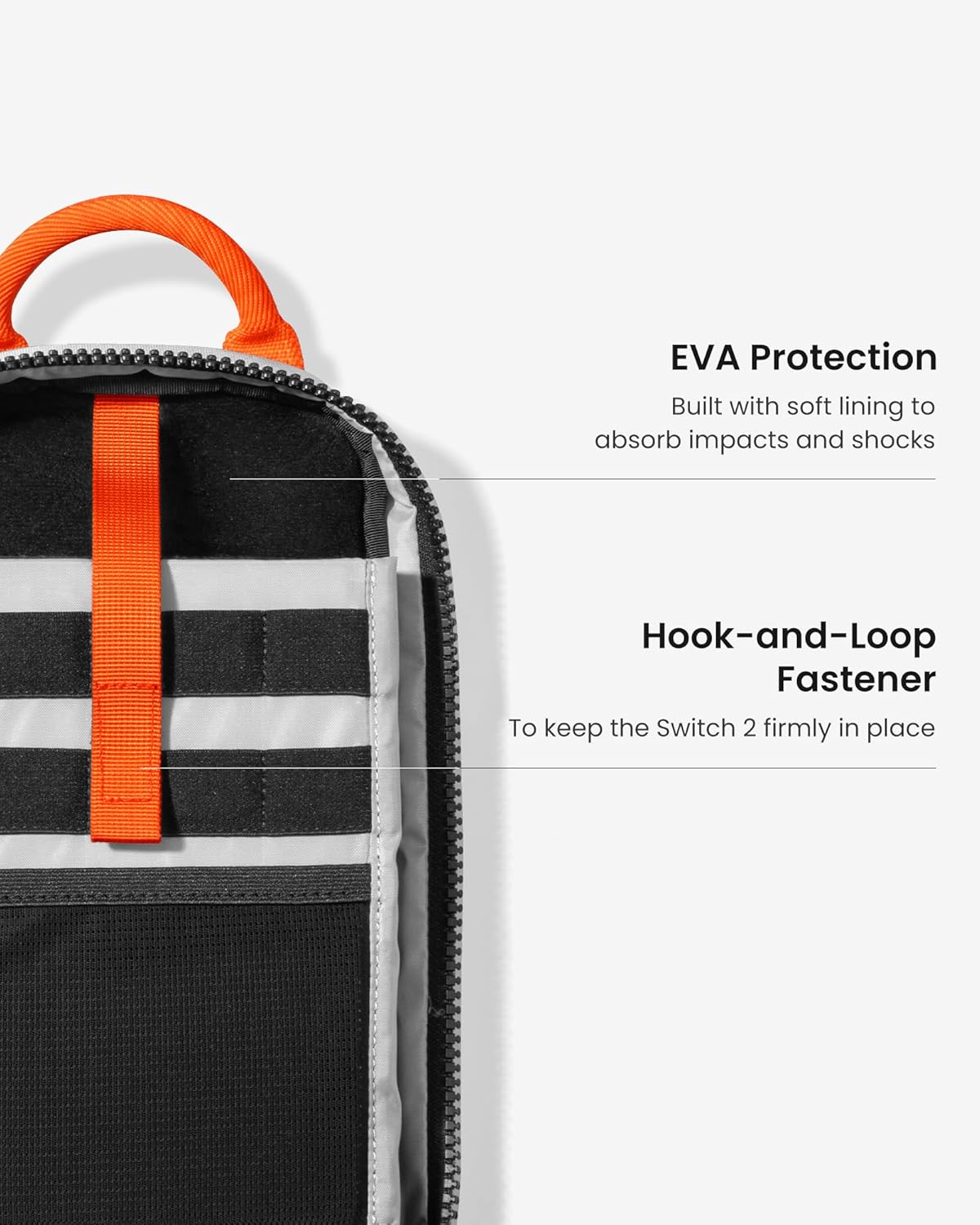 tomtoc Sling Crossbody Bag for Nintendo Switch 2, Protective Portable Travel Chest Carrying Gaming Pouch with 8 Game Cartridges Slots, Fit Charger and Accessories