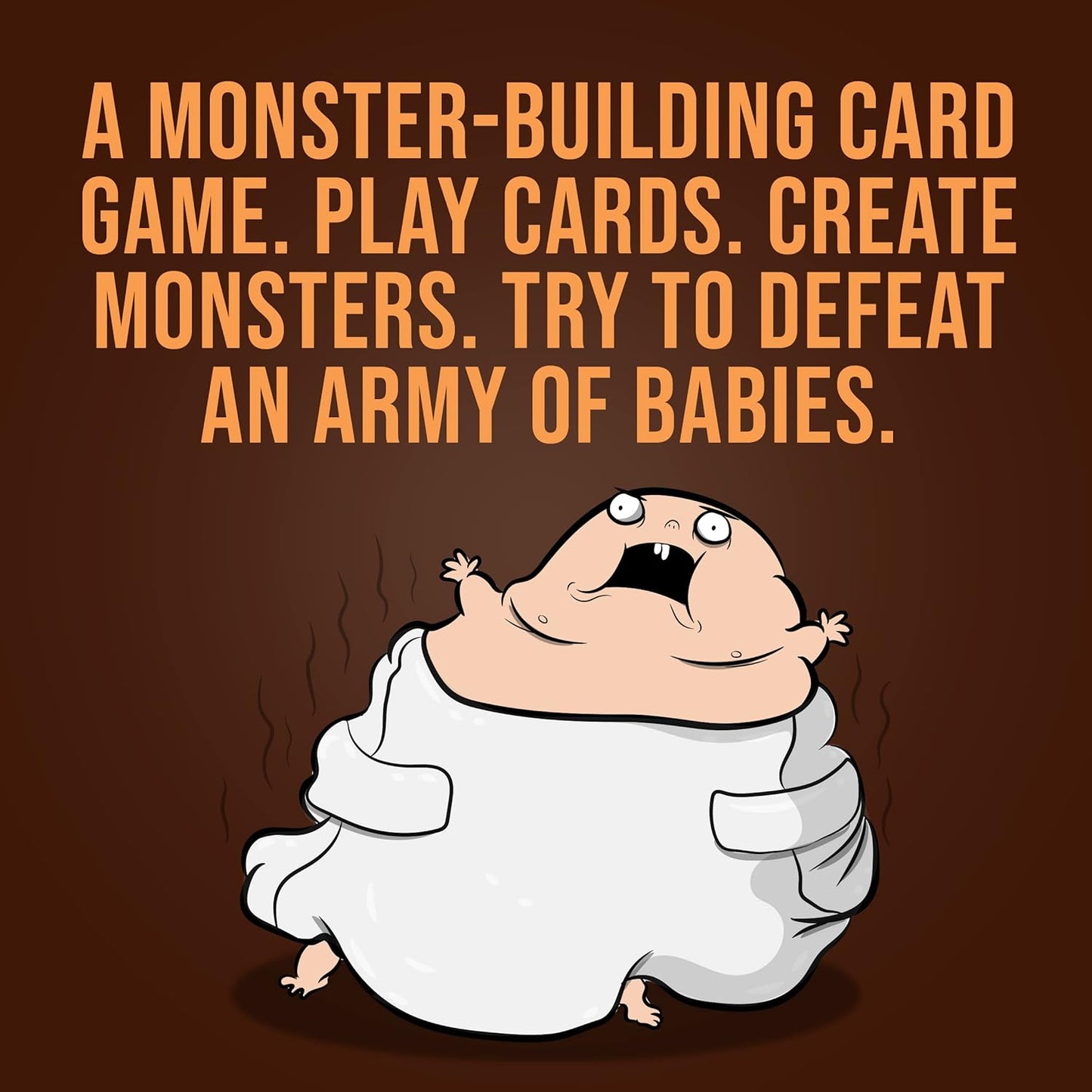 Exploding Kittens Bears vs Babies by Exploding Kittens - A Monster-Building Card Game - Family Card Game - Card Games for Adults, Teens & early-stage, Brown