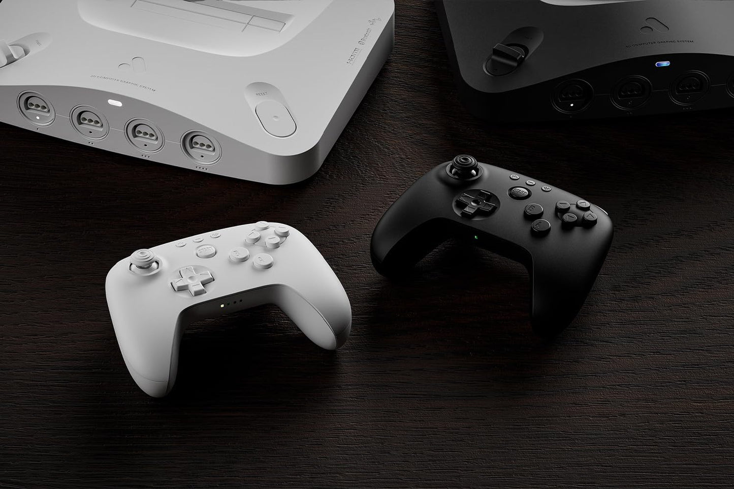 8BitDo 64 Bluetooth Gaming Controller Compatible with Switch Console, Windows & Android – Hall Effect Joystick, Turbo Function, Vibration –white