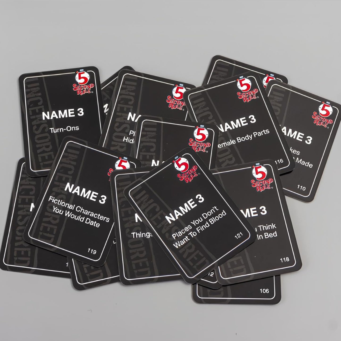 5 Second Rule Game for Adults - Fun Party Board Game with Trivia Cards, Ideal for Family Game Night with Teens and Adults