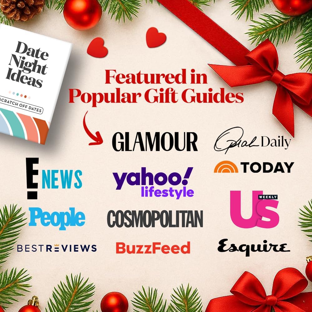 Romantic Couples Gift - Fun & Adventurous Date Night Box - Scratch Off Card Game with Exciting Date Ideas for Couple: Girlfriend, Boyfriend, Newlywed, Wife or Husband.