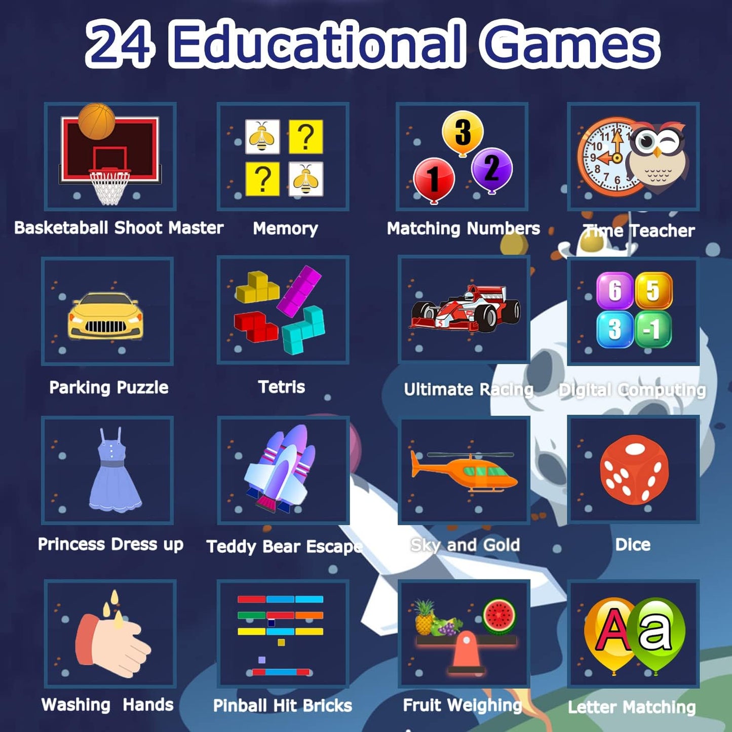 Kids Smart Watch Boys Girls Watch Toddler Watch Birthday Gifts for 6-10 Years Old Boys Toys for 3-8 Year Old Boys