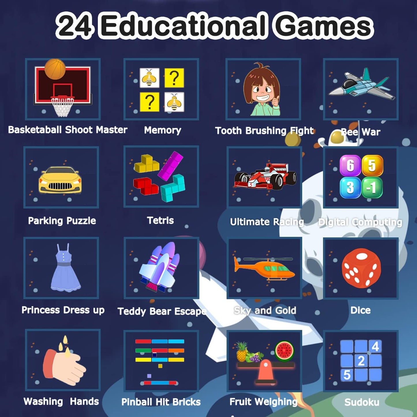 Kids Smart Watch Boys Girls Watch Toddler Watch Birthday Gifts for 6-10 Years Old Boys Toys for 3-8 Year Old Boys