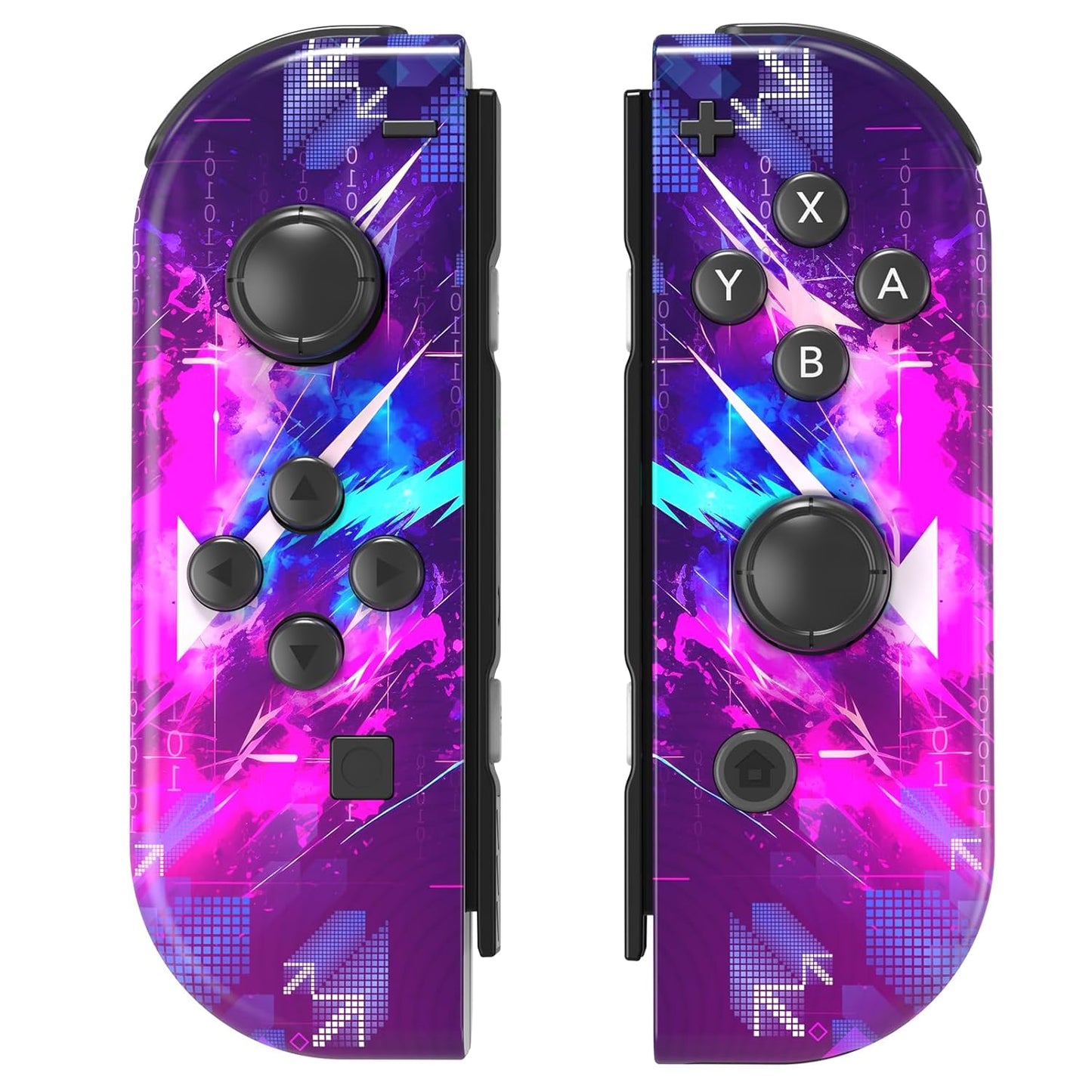 Joypad Controller for Switch,Replacement Switch Controller,Left and Right Joypad Controller with Dual Vibration/Motion Control/Wake-up/Screenshot (Purple)