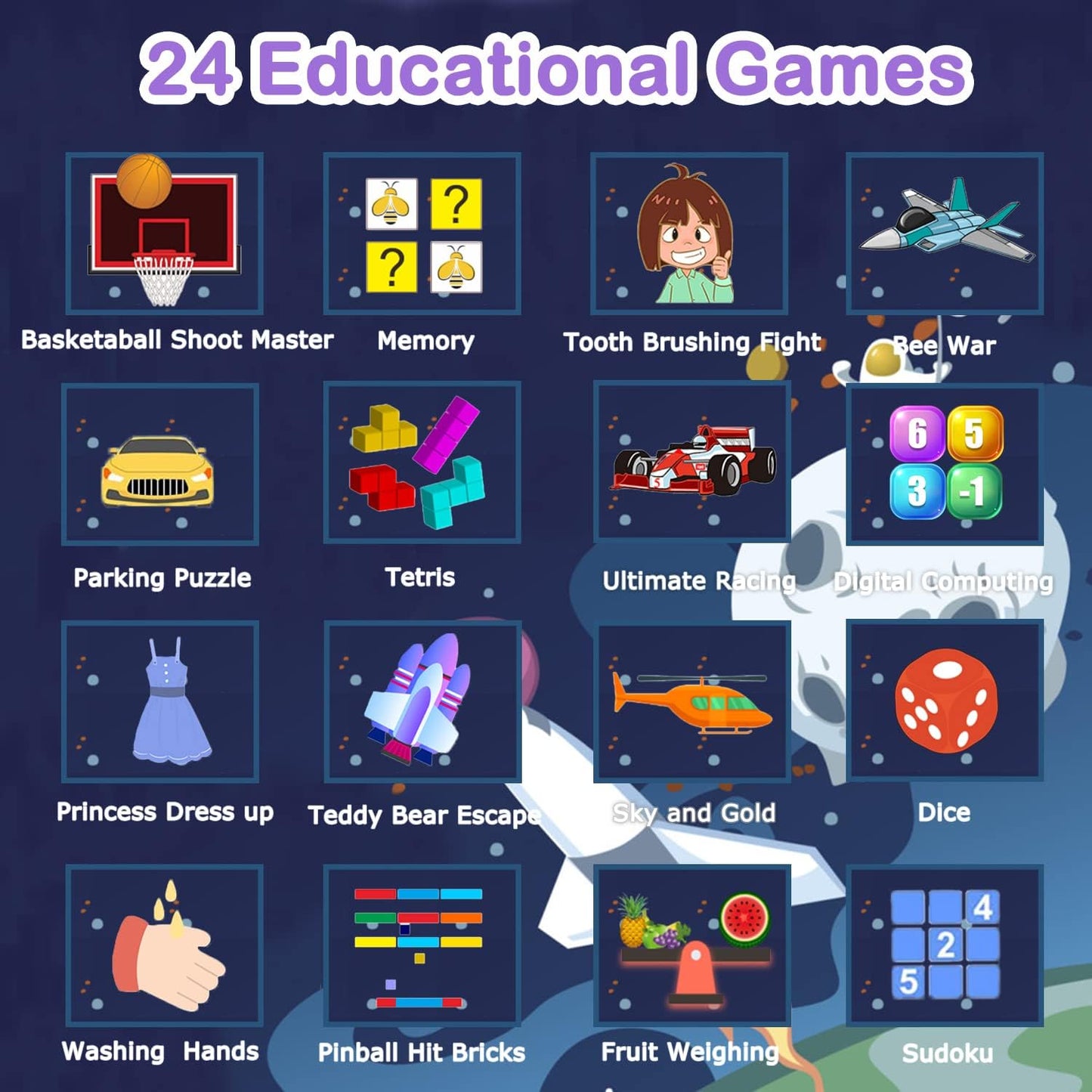 Kids Smart Watch Boys Girls Watch Toddler Watch Birthday Gifts for 6-10 Years Old Boys Toys for 3-8 Year Old Boys