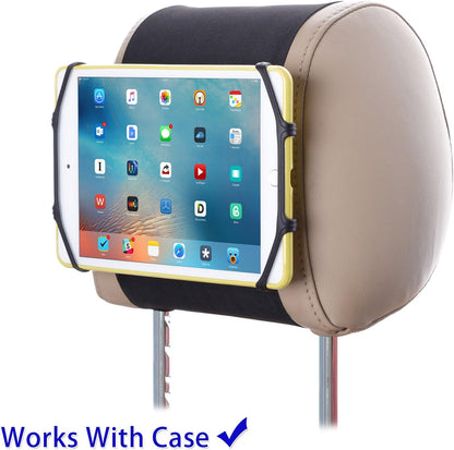 TFY Car Headrest Mount Silicon Holder for Game Machine Nintendo Switch and Other Tablets