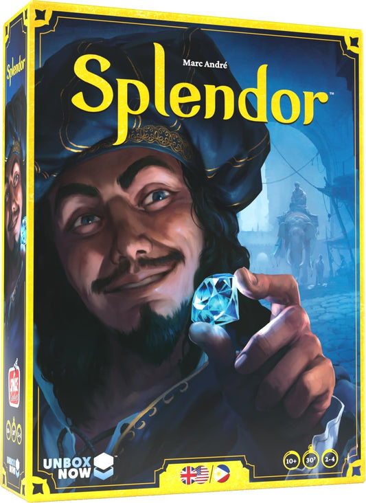 Space Cowboys Asmodee SPL01 Splendor Board Game, multi, standard