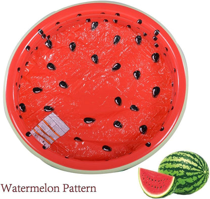 Kiddie Pool, Watermelon Hamburger Ice Cream Inflatable Pool, Water Pool in Summer, Pit Ball Pool of 45 Inches