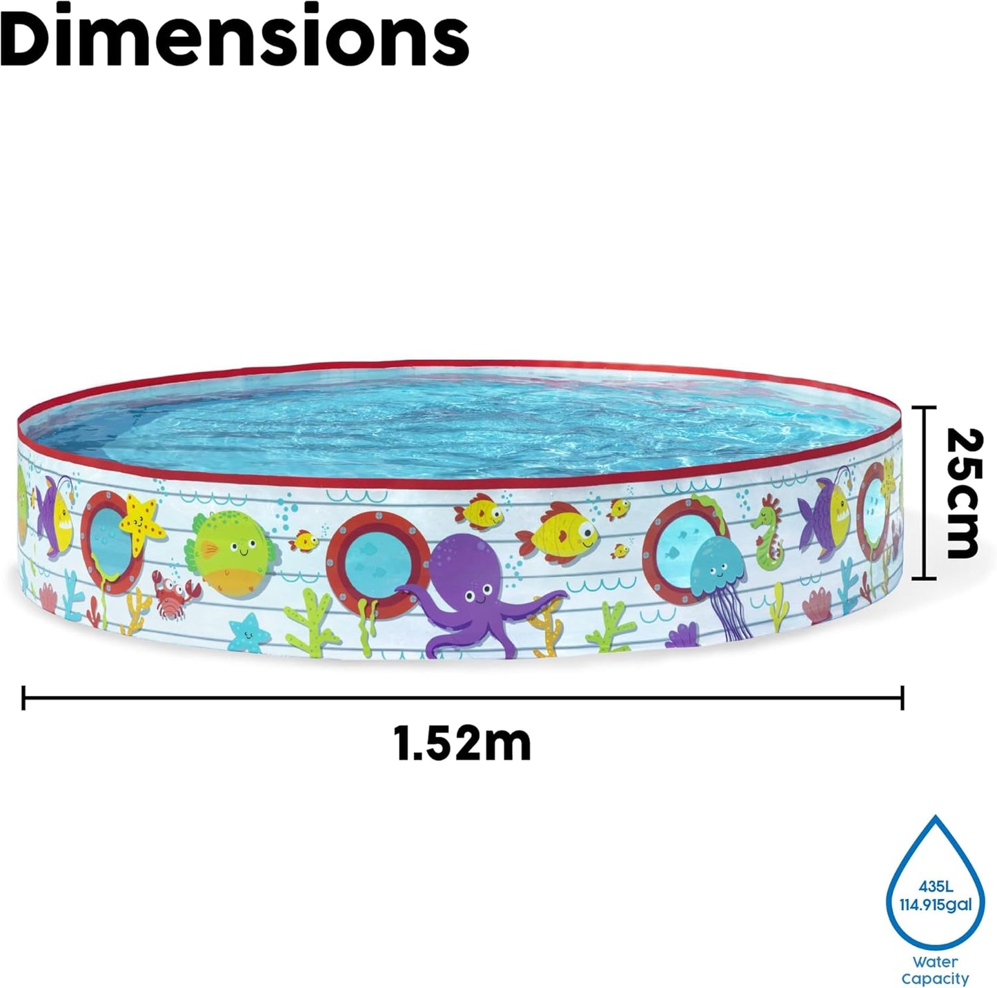 Bestway Odyssey Fill 'N Fun Pool Inflatable Odyssey Fill 'N Fun Pool