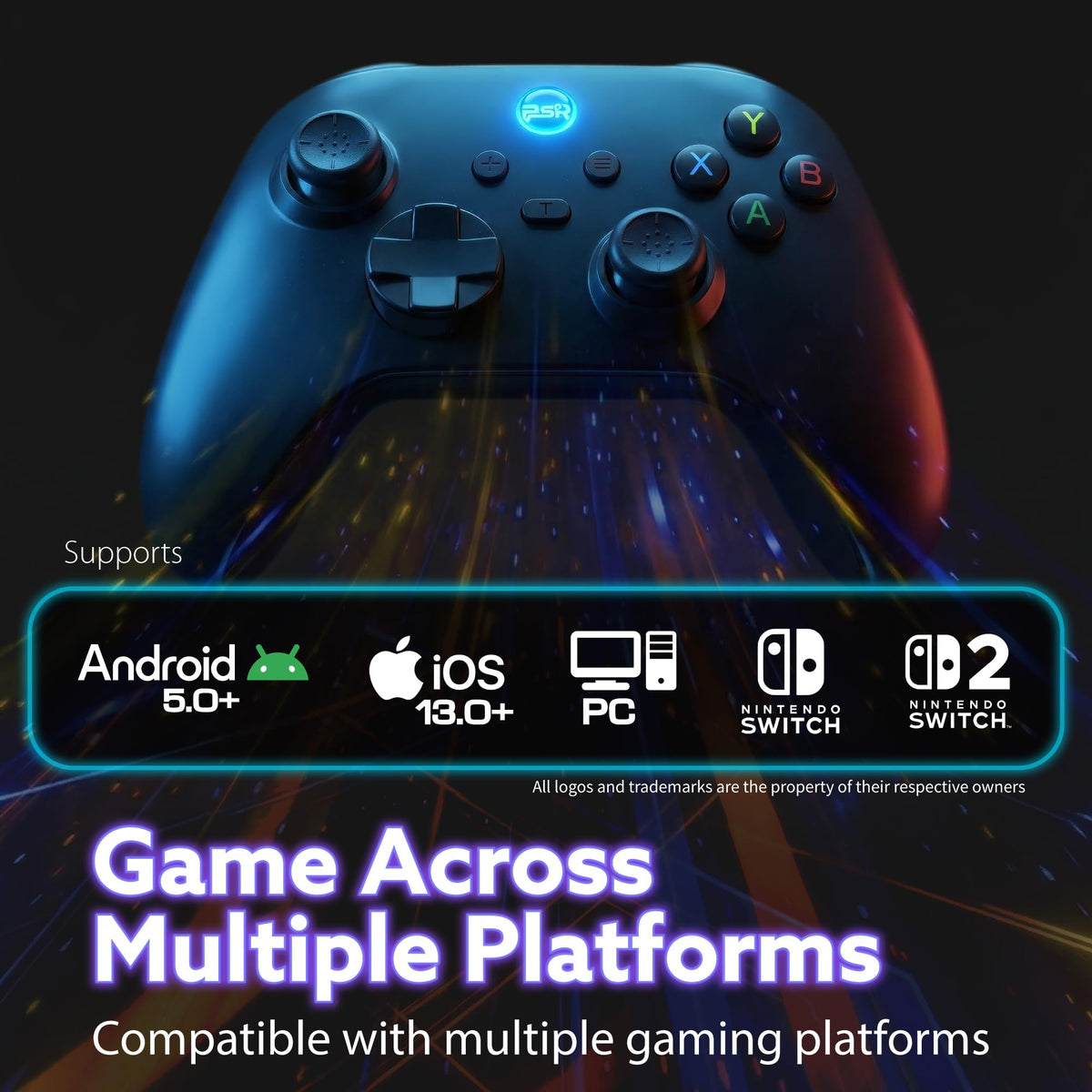 Wireless Bluetooth Game Controller for Switch 2, Switch and Switch Lite, Replacement Gamepad with Precision Joystick, Responsive Controls, Ergonomic Design