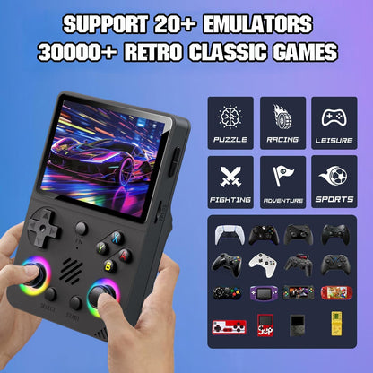 RG36PRO Retro handheld model (Black)