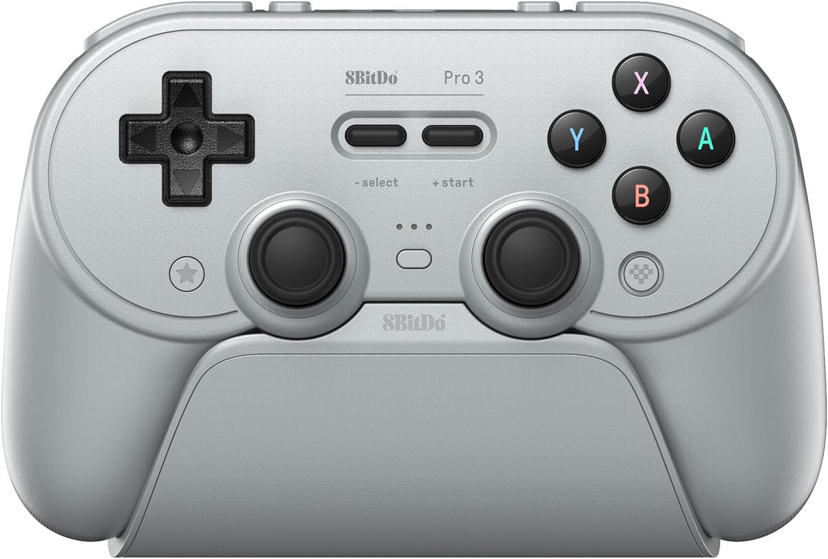 Wireless Bluetooth Gaming Controller for Switch 2, Switch and PC, TMR Joysticks, Hall Effect Triggers, Programmable Back Buttons, Swappable ABXY Buttons, Charging Dock