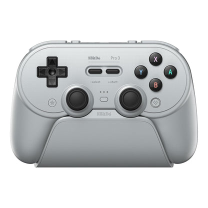 8BitDo Pro 3 Bluetooth Controller for Switch/Switch 2 – TMR Joysticks, Swappable ABXY Buttons, Pro Back Buttons, Charging Dock, Hall Effect Triggers, for Windows, Apple, SteamOS, Android - Purple