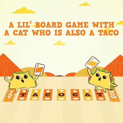 Exploding Kittens LLC Tacocat Spelled Backwards by Exploding Kittens - for Adults Teens- Fun Family Games