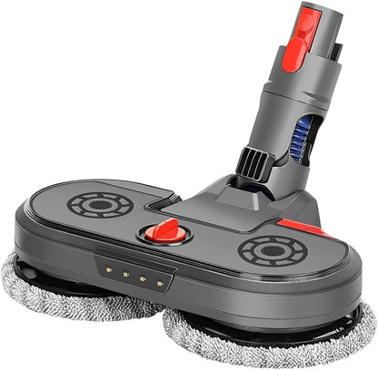 Hygieia Electric Mop Head Attachment for Dyson V7 V8 V10 V11 V15 (SV22) Cordless Vacuum Cleaners, 8X Washable Mop Pads Included, Accessories for Dyson Mop Head