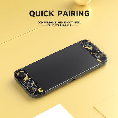 Wireless Controller Compatible with Nintendo Switch, Left & Right Game Controllers with Dual Vibration, Motion Control & Wake-Up Function