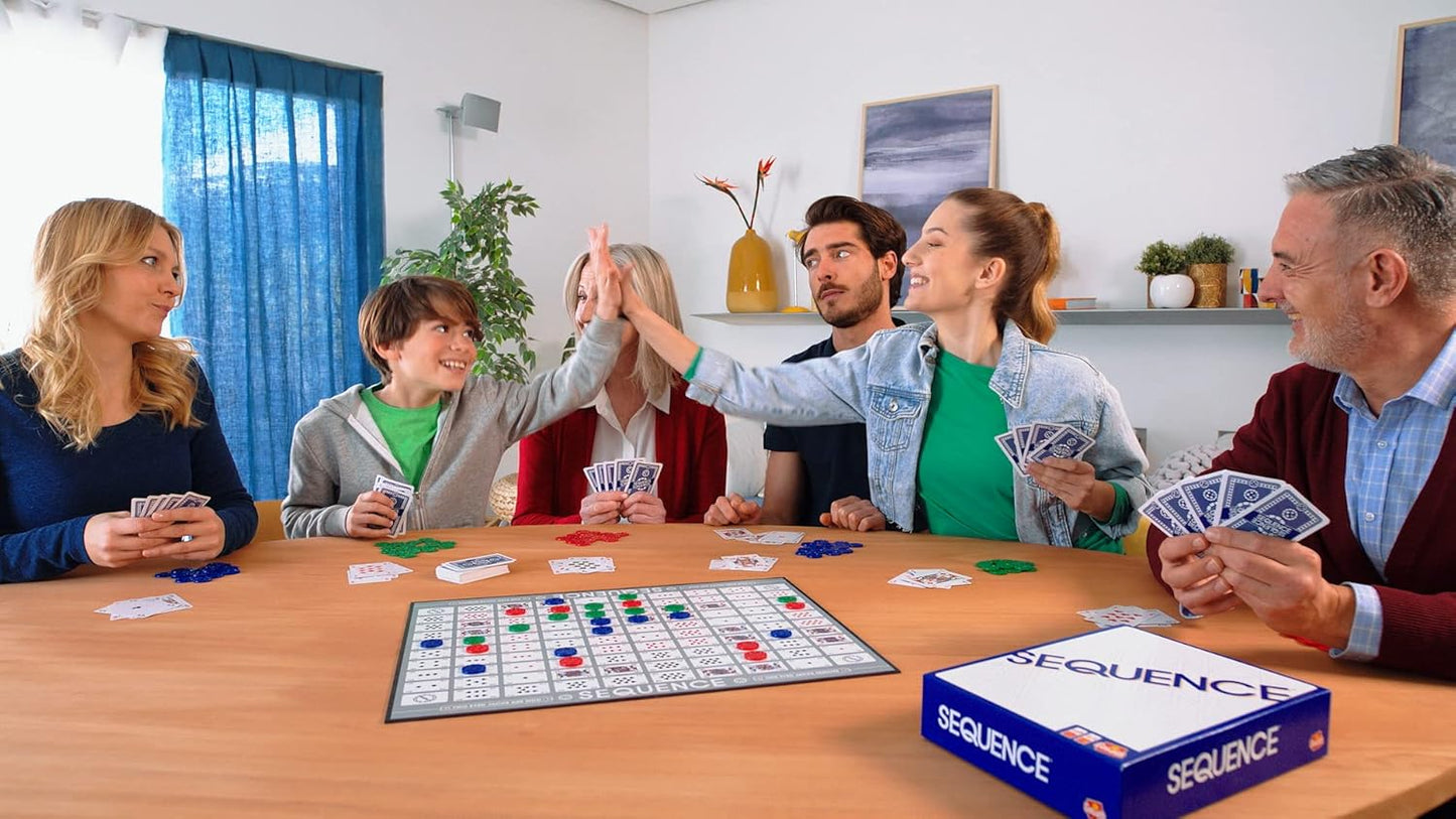 Jax 8002 Sequence Game, White, 10.3" x 8.1" x 2.31"
