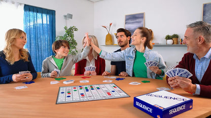 Jax 8002 Sequence Game, White, 10.3" x 8.1" x 2.31"