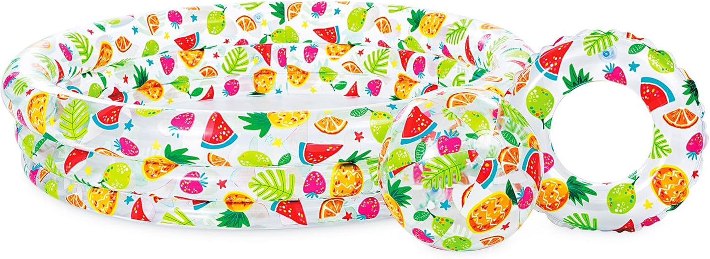 Intex Pineapple Splash Baby Pool Set