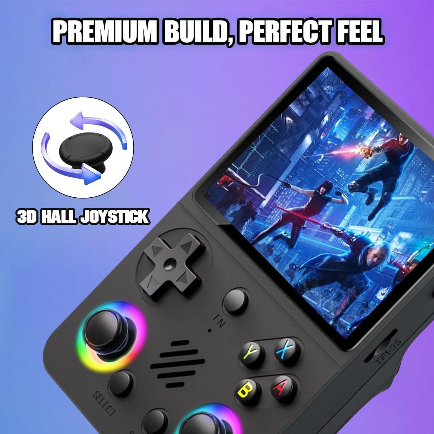 RG36PRO Retro handheld model (Black)
