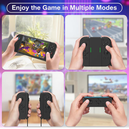 Wireless Controller Compatible with Nintendo Switch, Left & Right Game Controllers with Dual Vibration, Motion Control & Wake-Up Function
