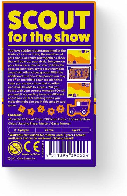Oink Games Scout Card Game