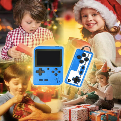 Retro handheld model with 500 Classic FC Games - 2.8 Inch Screen, Blue
