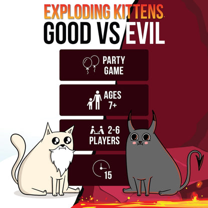 Exploding Kittens LLC - A Russian Roulette Card Game, Easy Family-Friendly Party Games - Card Games for Adults, Teens & early-stage - 2-5 Players