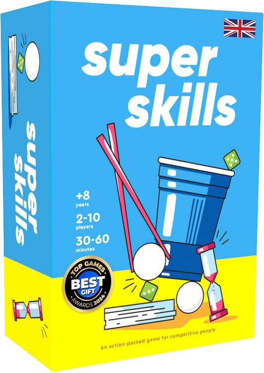 Super Skills - Action Game for Competitive People - Beat Your Friends at 120 Challenges - Fun Group Activity for Family Night or Party with early-stage, Teens & Adults