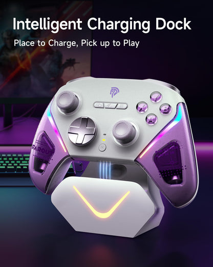 Wireless Game Controller for PC, Switch and Android, Bluetooth Gaming Gamepad, Ergonomic Grip, Responsive Controls and Precision Joystick