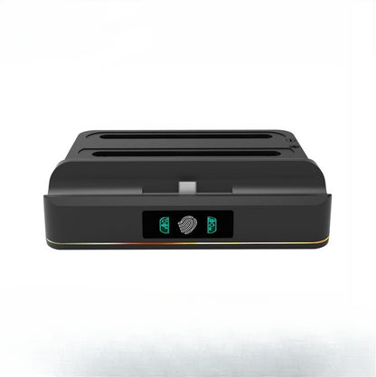 Universal Charging Dock for Nintendo Switch OLED/Switch/Switch 2 & Pro Controller, Dual Charging Station with LED Indicator