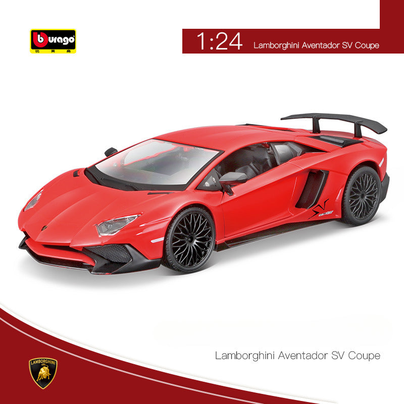 Lamborghini Reventón 1:24 Scale Die-Cast Alloy Supercar Model - Premium Collectible Metal Car Replica with Display Stand, Perfect Gift for Boys & Car Enthusiasts