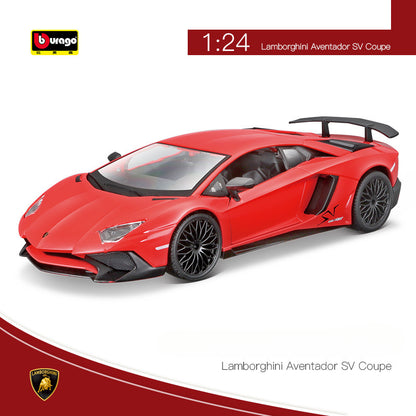 Lamborghini Reventón 1:24 Scale Die-Cast Alloy Supercar Model - Premium Collectible Metal Car Replica with Display Stand, Perfect Gift for Boys & Car Enthusiasts