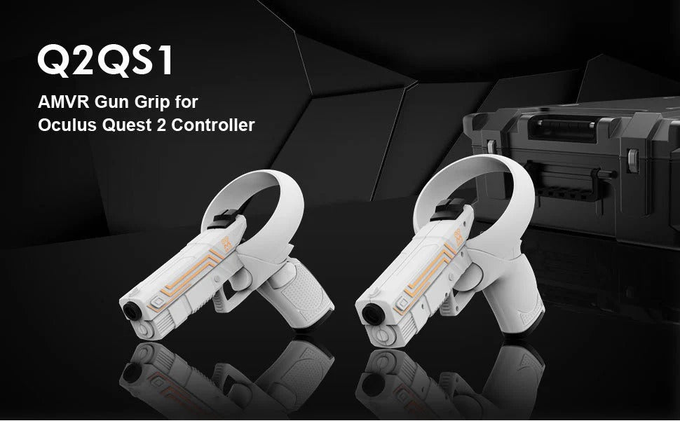 Suitable for Meta Quest 2 VR Grip Gun Stock Cover Enhance VR gaming experience quest2 grip accessories