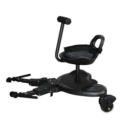 Baby360 ROVER+ 2-in-1 Stroller Board with Detachable Seat – Universal Ride-On Buggy Board for Toddlers (Up to 25kg)