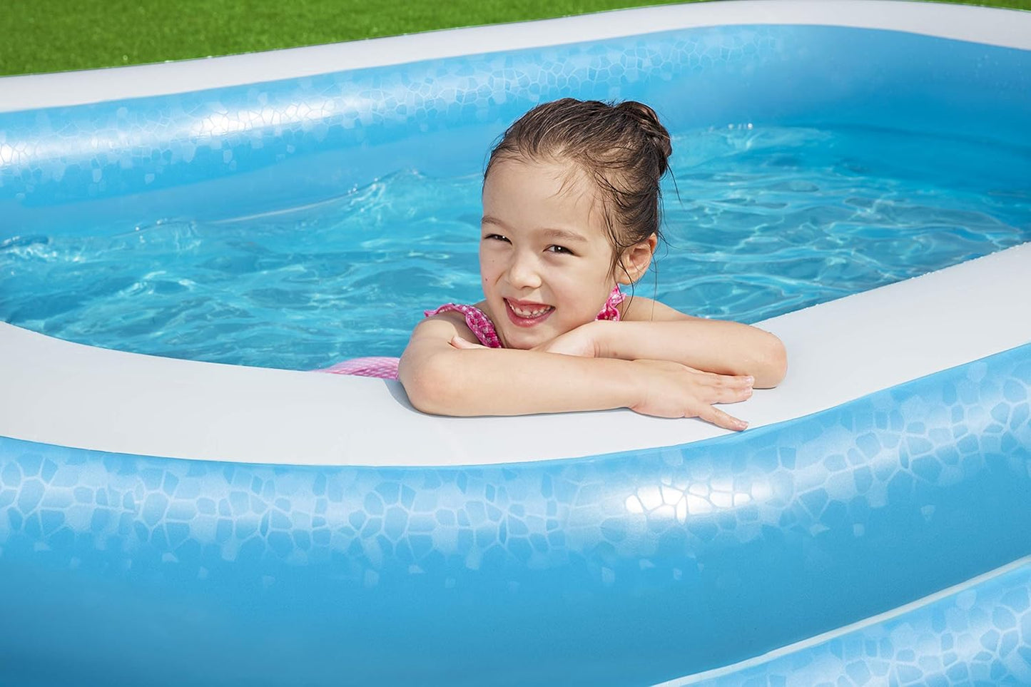 BESTWAY Rectangular Water Pool, 262 x 175 x 51 cm, Blue, BW54006-20