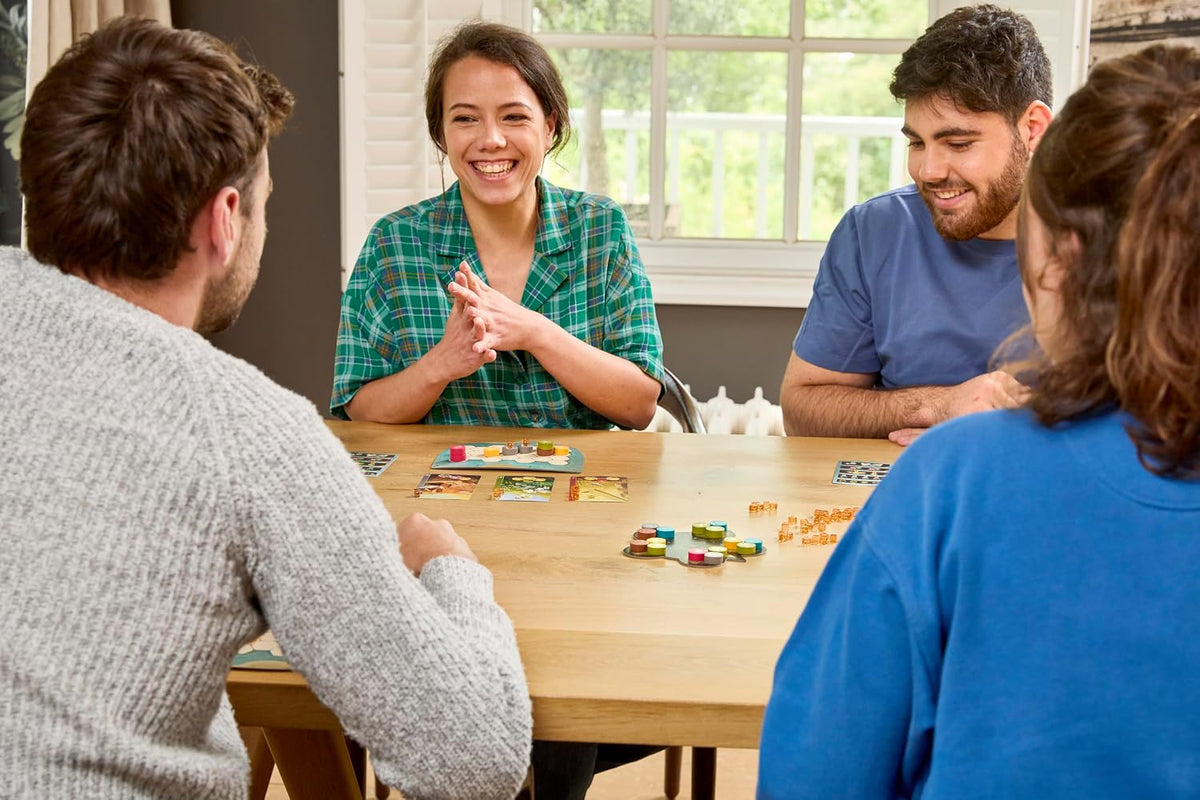 Strategy Board Game for 1-4 Players, Family Tabletop Game, Creative Puzzle Game, Ages 10+, 30 Minute Gameplay