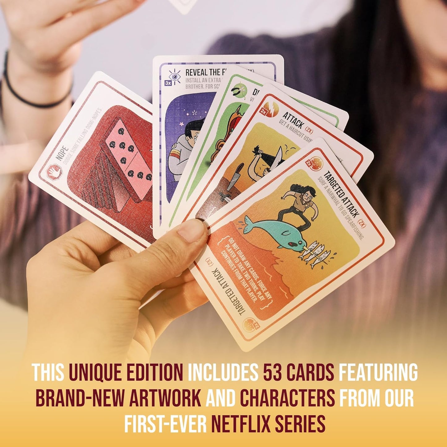 Exploding Kittens LLC - A Russian Roulette Card Game, Easy Family-Friendly Party Games - Card Games for Adults, Teens & early-stage - 2-5 Players