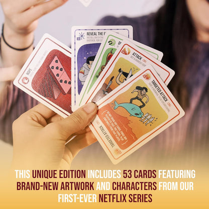 Exploding Kittens LLC - A Russian Roulette Card Game, Easy Family-Friendly Party Games - Card Games for Adults, Teens & early-stage - 2-5 Players