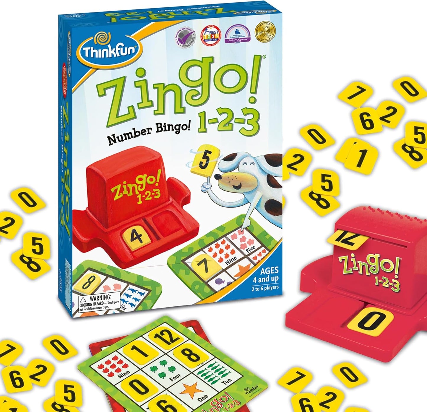 ThinkFun Zingo Bingo Game – Award Winning Educational Board Game for early-stage Age 4+