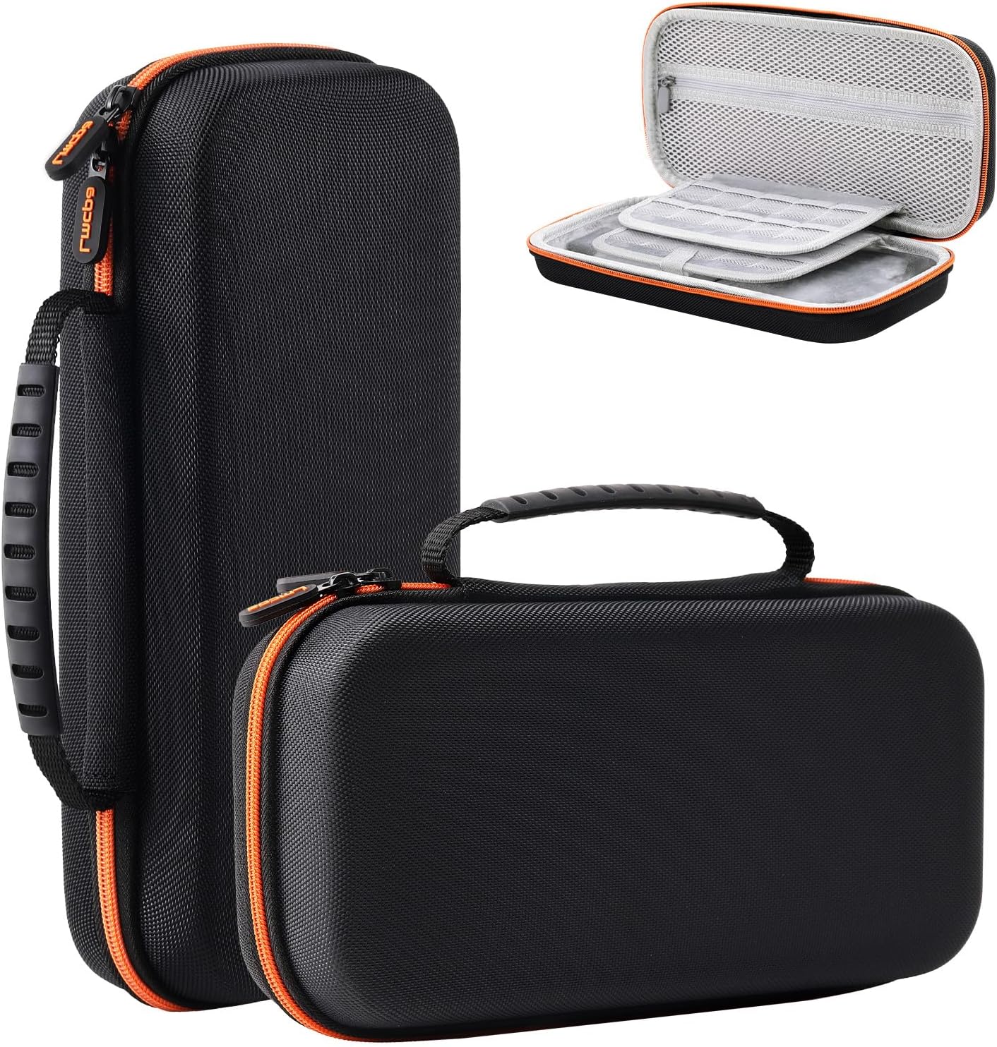Lmcpa Carrying Case for Nintendo Switch 2 (2025) 7.9 Inch Console, Protective Hard Shell Portable Switch Travel Case, Durable Ballistic Nylon, Large Capacity, Accessories for Switch 2, Black