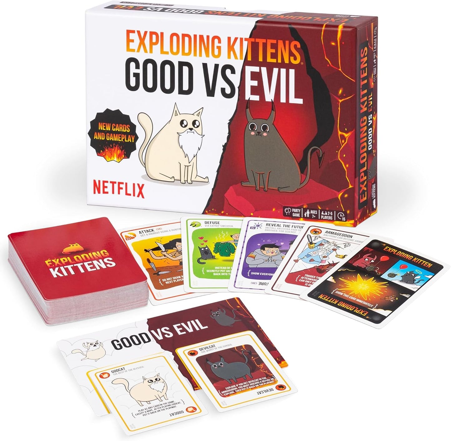 Exploding Kittens LLC - A Russian Roulette Card Game, Easy Family-Friendly Party Games - Card Games for Adults, Teens & early-stage - 2-5 Players