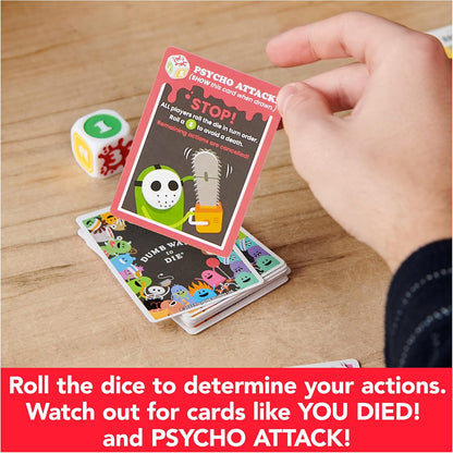 Spin Master Games Dumb Ways to Die Card Game Based on The Viral Video, Card Games for Adults | Party Games | Adult Games | Fun Games, for Families & early-stage Ages 12 and up