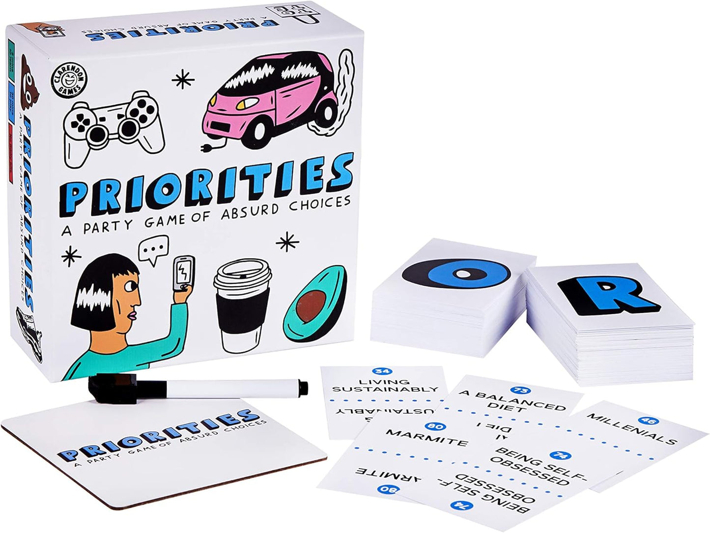 Priorities: The Hilarious New Party Game of Absurd Choices That Gets Everyone Laughing – Party Games for Adults and Teenagers- Card Games